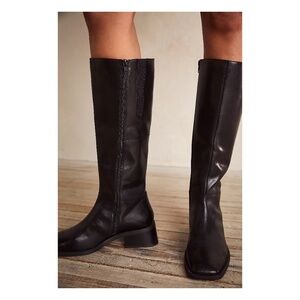 Vagabond Blanca Tall Boots, Black, Size 8, EU 38